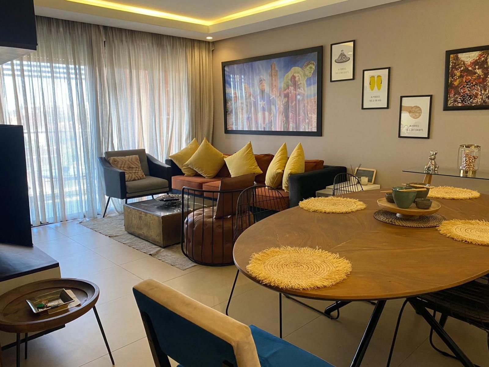 Luxueux Appart Hivernage Avec Vue Sur L"Atlas Marrakesh Eksteriør billede