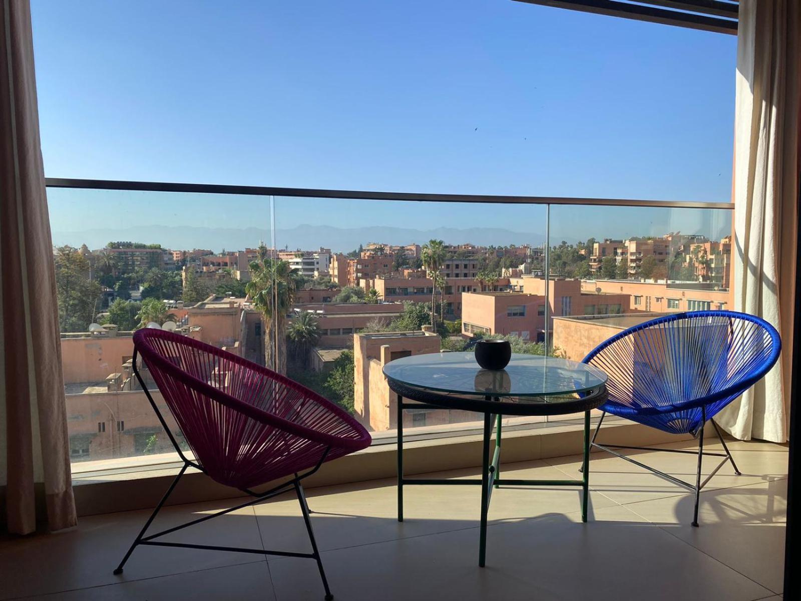 Luxueux Appart Hivernage Avec Vue Sur L"Atlas Marrakesh Eksteriør billede